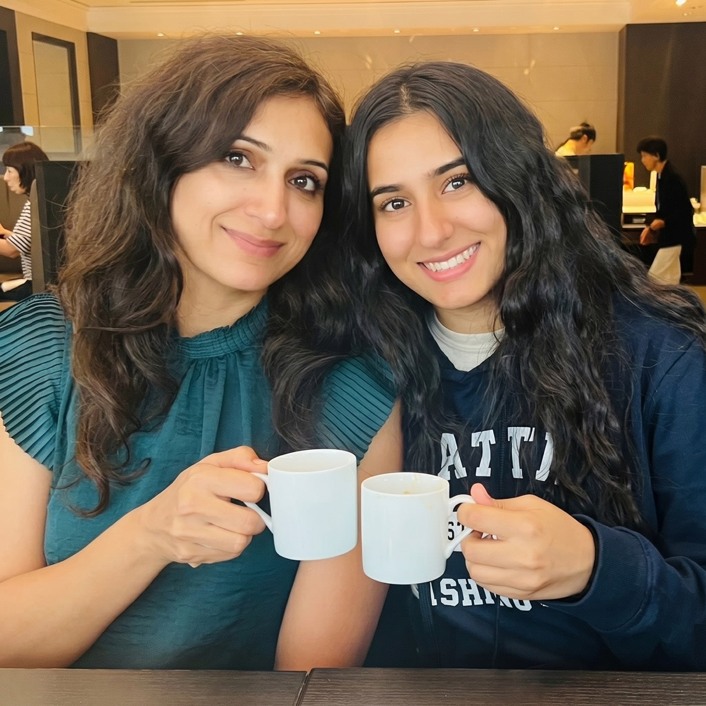 The Papaya Glow family — Ameeta and Zaina Ali