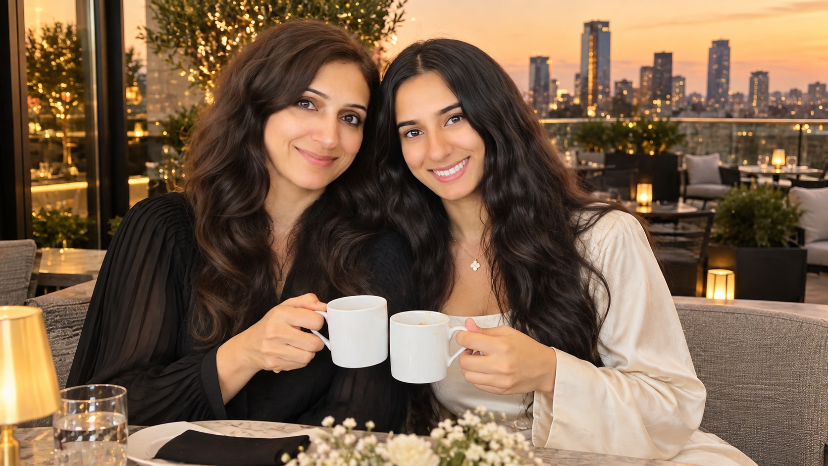 The Papaya Glow family — Ameeta and Zaina Ali