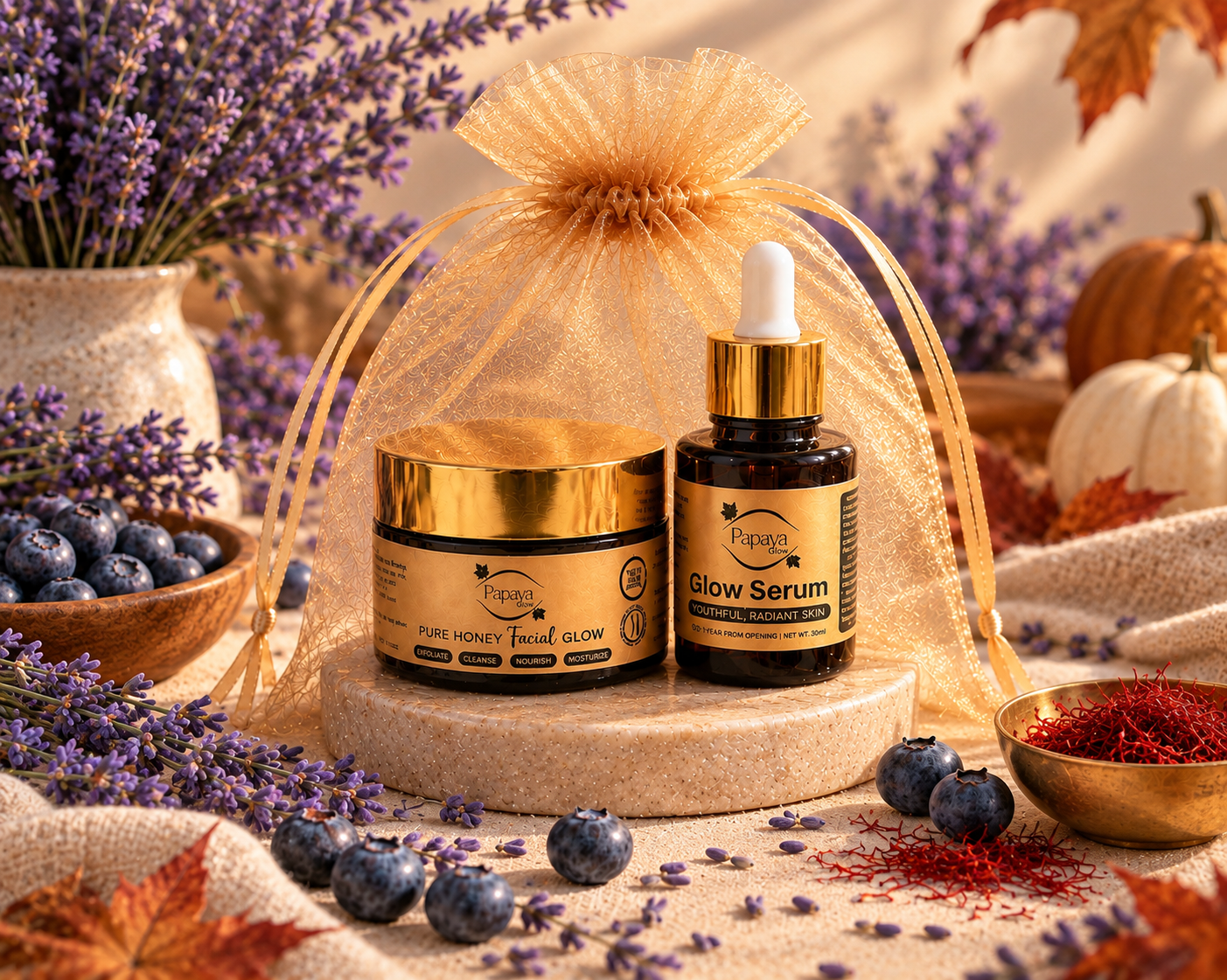 The Fall Bundle — Pure Honey Facial Glow and Glow Serum