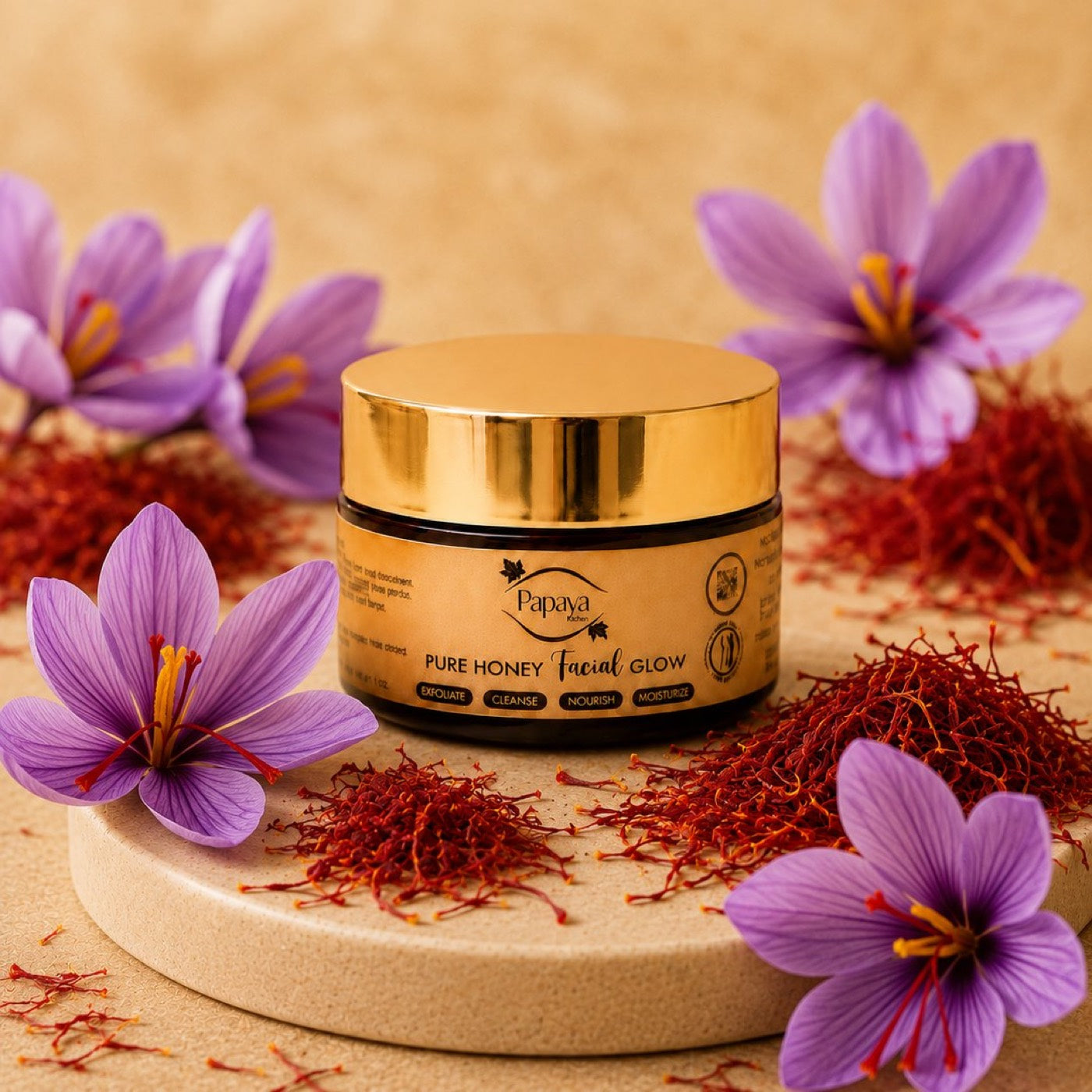 Pure Honey Facial Glow — Saffron